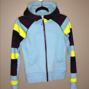 LuLu Lemon Striped Scuba Jacket